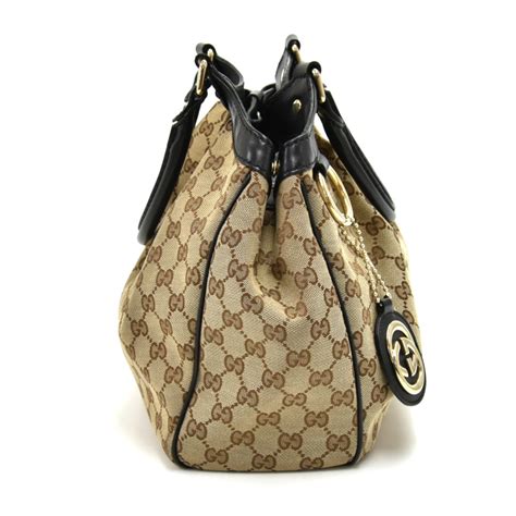 gucci sukey medium tote black leather